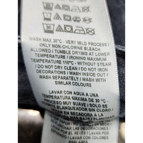 GUESS Women Dark Blue Size 27 Flared Jeans - Picture 8 of 13